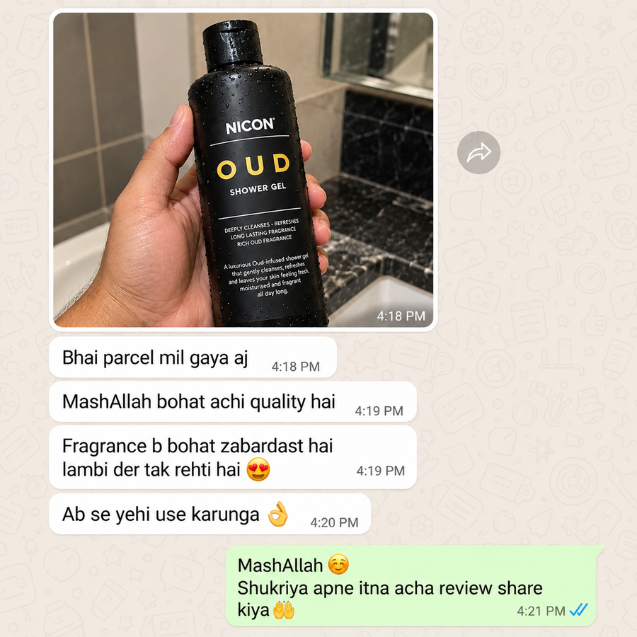 Niconi Oud Shower Gel 400ml